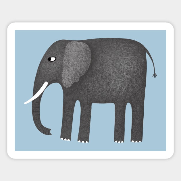 Elephant Sticker by NicSquirrell